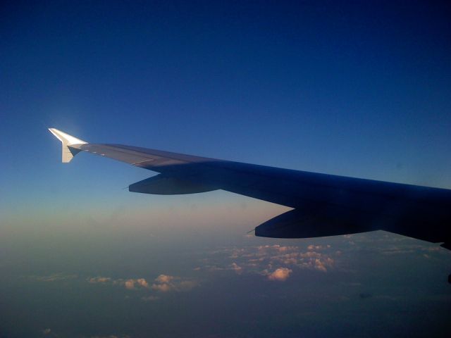 Airbus A319 (NKS223) - Following the coastline on our way into RSW.