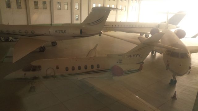 5N-YYY — - Aircrafts parked in a hangar at Murtala Mohammed Intl - LOS