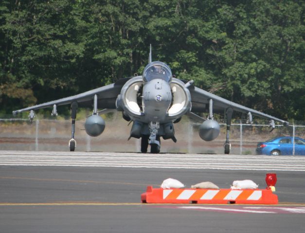 — — - Went down to Boeing Field today for the Wings of Freedom bomber tour and found 10 Harriers.