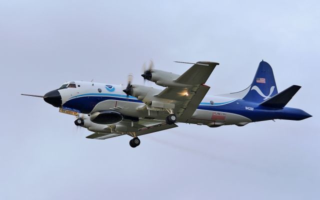 Lockheed P-3 Orion (N42RF) - noaa wp-3d orion n42rf returning to shannon after another mission off the west coast of ireland 8/2/17.