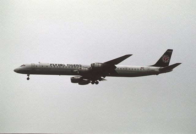 McDonnell Douglas DC-8-70 (N4564T) - Final Approach to Narita Intl Airport Rwy34 on 1987/08/02