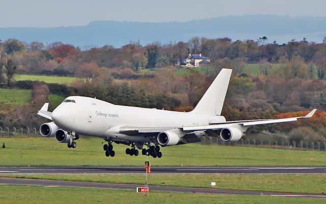 Boeing 747-400 (4X-ICA) - cal cargo airlines b747-4f 4x-ica landing at shannon 20/10/18.