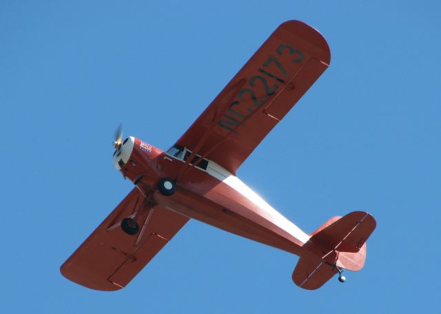 AERONCA Sedan (N22173) - Just took off from Downtown Shreveport. A great old airplane!!