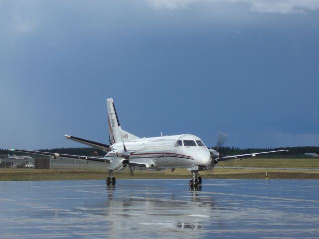 C-GXPS — - Corporate Express Airlines Saab 340A spooling up for taxi for flight to Calgary from Fort McMurray, July 25th, 2007