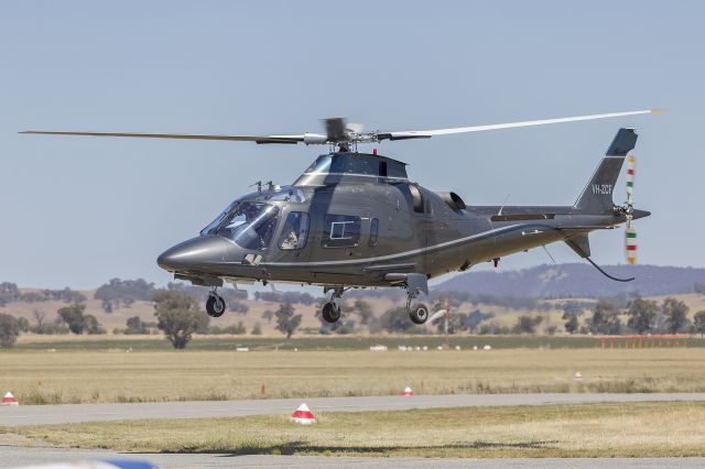 SABCA A-109 (VH-ZCF) - Flyon (VH-ZCF) Agusta A109E Power at Wagga Wagga Airport