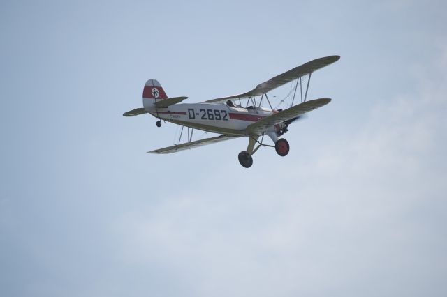 FMA Stieglitz (N183FW) - Focke Wulf FW-44J at Warbirds over the Beach at Military Aviation Museum in Virginia Beach, VA on 16 May 2015.