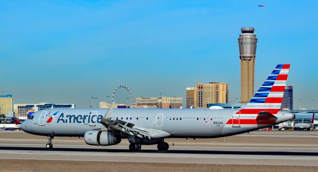Airbus A321 (N162AA) - N162AA American Airlines Airbus A321-231 s/n 6621 - Las Vegas - McCarran International (LAS / KLAS)br /USA - Nevada,  January 11, 2019br /Photo: TDelCoro