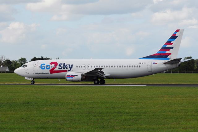 BOEING 737-400 (OM-GTA) - Dublin Airport 01/08/2015