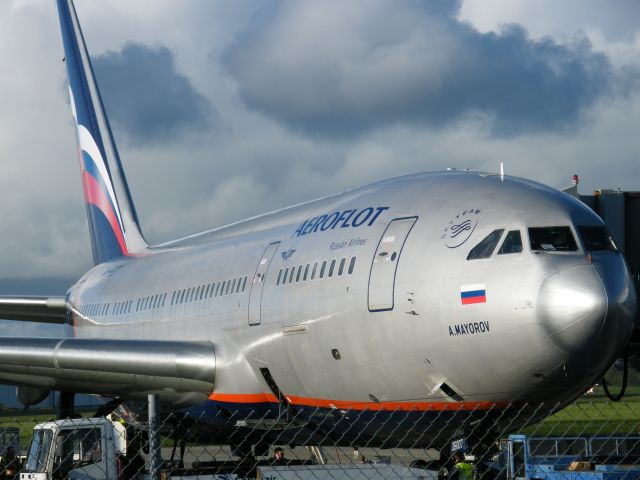 Airbus A330-300 (RA-96007) - RA-96007 ILLYUSHIN 96 of aeroflot russian airline on a fuel stop over on 10-04-2012 from svo to hav