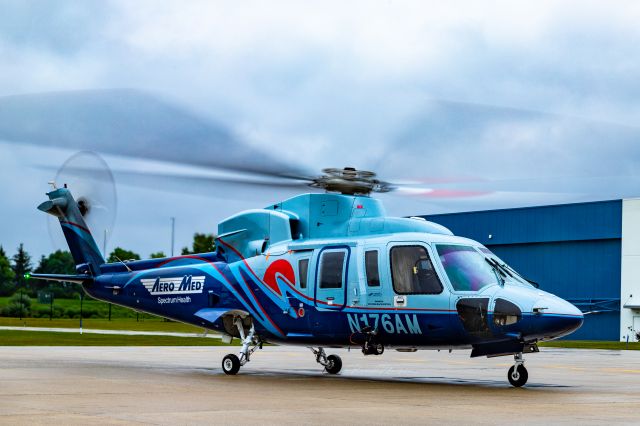 Sikorsky S-76 (N176AM) - AeroMed 1 at KGRR