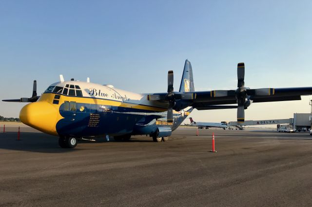 Lockheed C-130 Hercules — - Fat Albert was grounded at IDA for a month following the fatal crash of another C-130 in Mississippi.