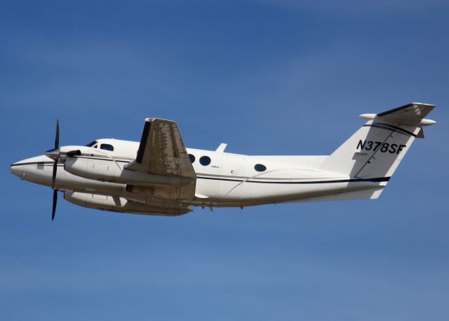 Beechcraft Super King Air 200 (N378SF) - At Downtown Shreveport.