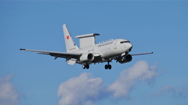 Boeing 737-700 (N360BJ) - BOE12T on final to Rwy 16R for a touch/go landing on 9.18.13. The aircraft is a Boeing E-7A (737-7ES) Wedgetail for the Turkish Air Force. (LN:1839 cn 33963).