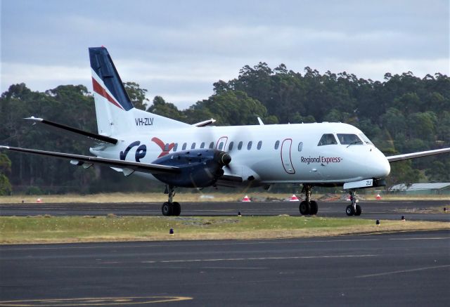 Saab 340 (VH-ZLV) - Regional Express Saab 340B VH-ZLV (msn 386) at Wynyard Airport Tasmania Australia. 14 April 2023.