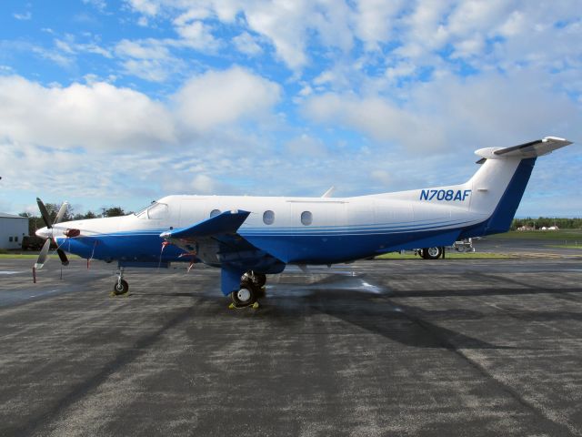 Pilatus PC-12 (N708AF) - A nice aircraft.