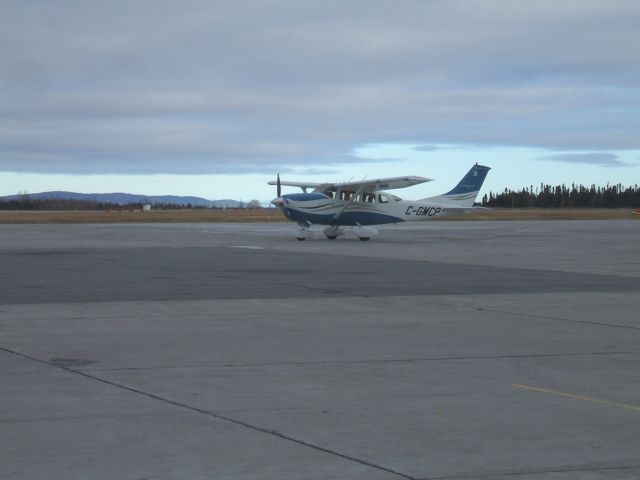 Cessna 206 Stationair (C-GMCP) - Parked at Woodward Aviation F.B.O.  Goose Airport NL... Oct 31/08