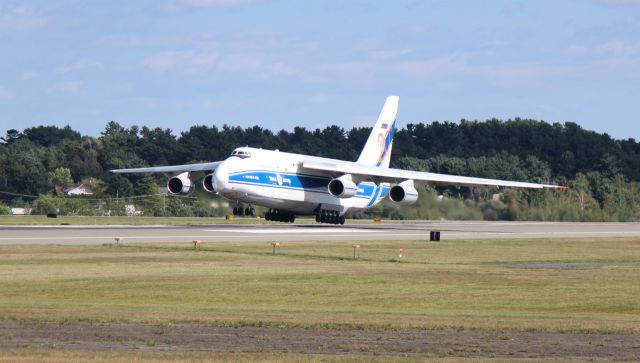 Antonov An-124 Ruslan (RA-82044) - Heavy Antonov arriving for a fuel stop at KBGR on a flight to Frankfurt, Germany.