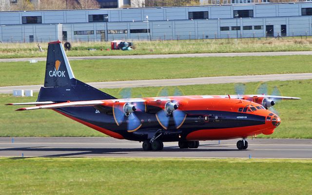 Antonov An-12 (UR-CEZ) - cavok air an-12b ur-cez arriving in shannon from toronto 31/3/19.