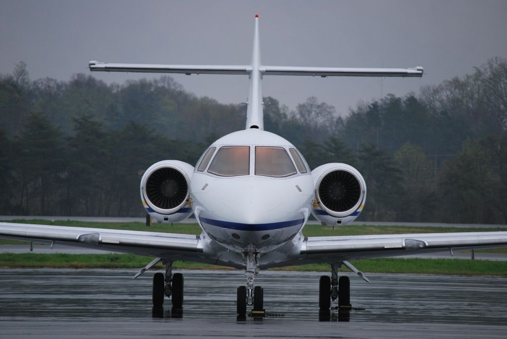 Hawker 800 (N28GP) - Parked at Concord Regional Airport - 4/1/09