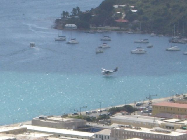 — — - Seaborne Airlines landing in ST Thomas.  Charlotte Amalie Harbor.