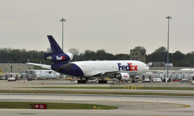 McDonnell Douglas DC-10 (N370FE) - FedEx McDonnell Douglas MD-10-10 N370FE in Detroit 