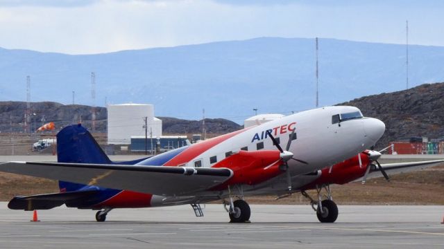 Douglas DC-3 (turbine) (N131PR) - Spotted in Iqaluit, Nunavut on SEP.6.2019 