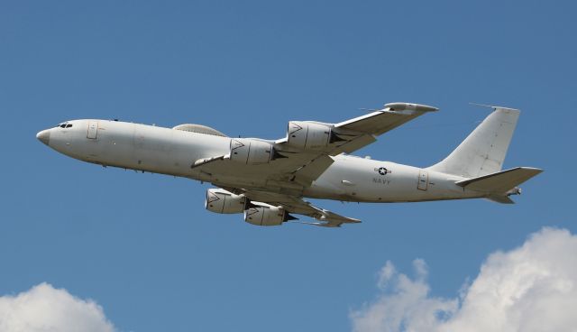 USN — - A Boeing E-6B Mercury after departing Runway 18R during a series of touch and gos at Carl T. Jones Field, Huntsville International Airport, AL - September 26, 2017.