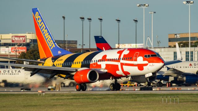 Boeing 737-700 (N214WN) - Maryland One arriving on 4 just after sunrisebr /11/19/17