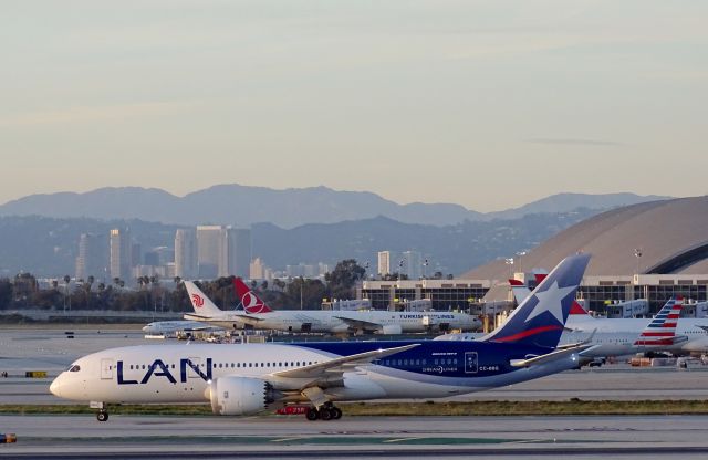 Boeing 787-8 (CC-BBG) - a rel=nofollow href=http://flightaware.com/live/flight/CCBBG/history/20170304/1720Z/SPJC/KLAXhttps://flightaware.com/live/flight/CCBBG/history/20170304/1720Z/SPJC/KLAX/a
