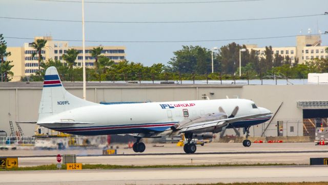 N361FL — - 1956 Convair 5800 Metropolitan C/N 343. landing at Miami International. Amazing to see an aircraft older than I am out there working like a champ!!