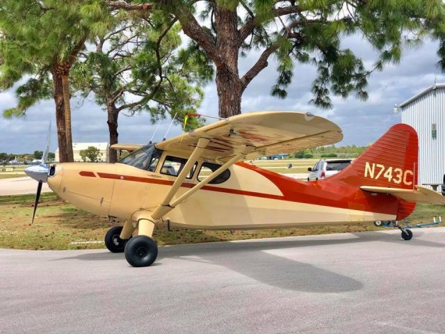 Piper 108 Voyager (N743C) - 1947 Stinson 108-3 N743Cbr /Lycoming IO360 / 200HP