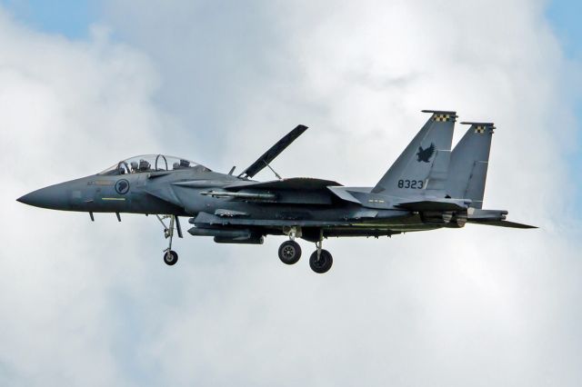 McDonnell Douglas F-15 Eagle (N8323) -  Boeing F-15 SG cn 1434-SG19. The Republic Of Singapore AF serial 8323 149 Sqn Shikra patch. RAAF Pearce 30 August 2024