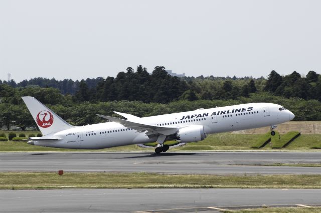 Boeing 787-9 Dreamliner (JA863J) - Departure at Narita Intl Airport Rwy34L on 2016/05/22