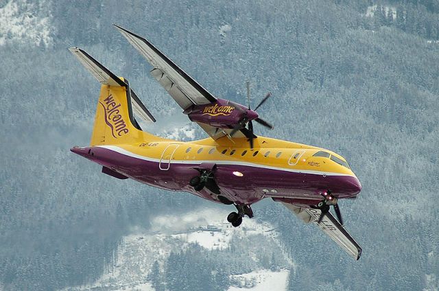 Fairchild Dornier 328 (OE-LIR) - The local cowboys turning base ...