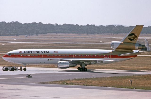 McDonnell Douglas DC-10 (N3878M) - Melbourne, 26 January 1985.