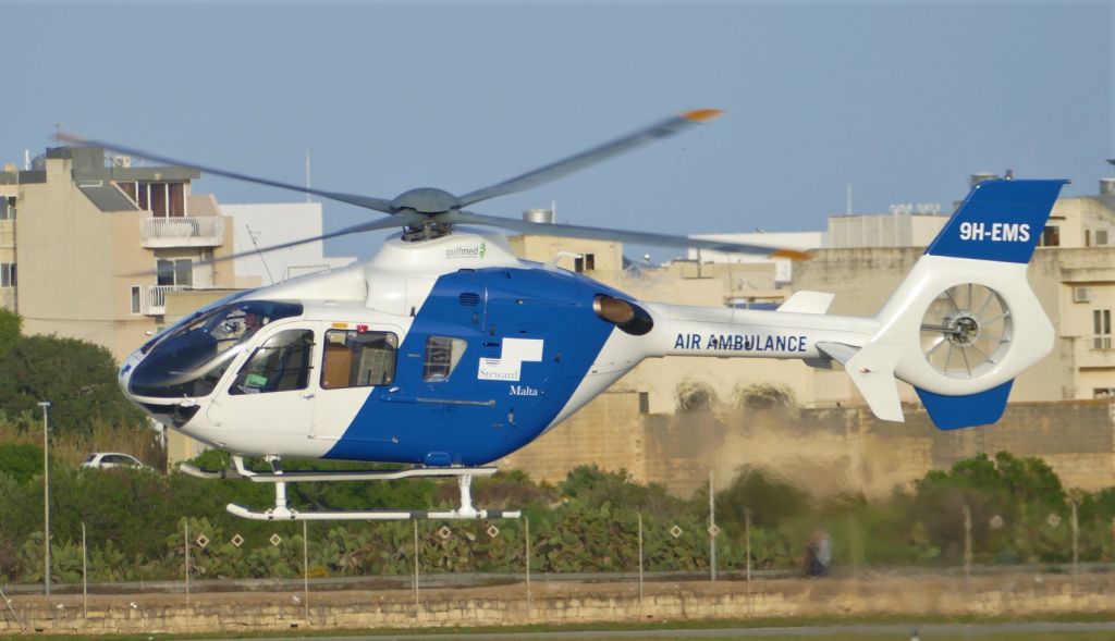 9H-EMS — - On departure RWY31 for APRON8