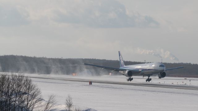 BOEING 777-300 (JA755A) - All Nippon Airways [NH/ANA] / Boeing 777-381br /Jan.07.2018 New Chitose Airport [CTS/RJCC] JAPAN