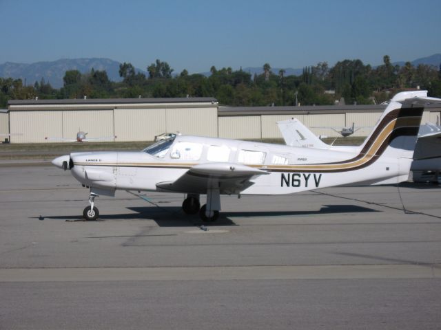 Piper Saratoga (N6YV) - Parked at Fullerton