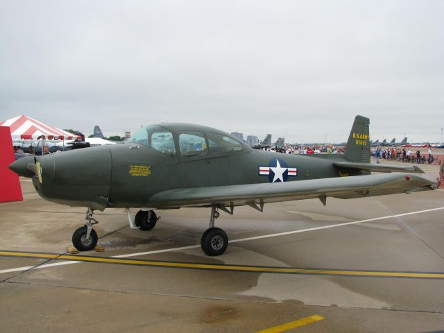 North American Navion (N4447K) - On display on a rainy, overcast day at the Defenders of Liberty Airshow at Barksdale Air Force Base, Louisiana.