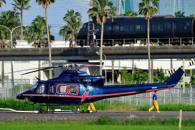JA412V — - Bell 412HPbr /鹿児島国際航空