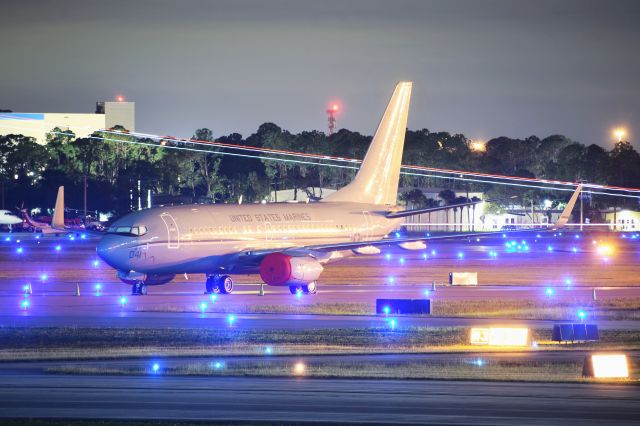 17-0041 — - One of the Marine's new C-40s resting after the long flight from Boeing Field, in Washington.