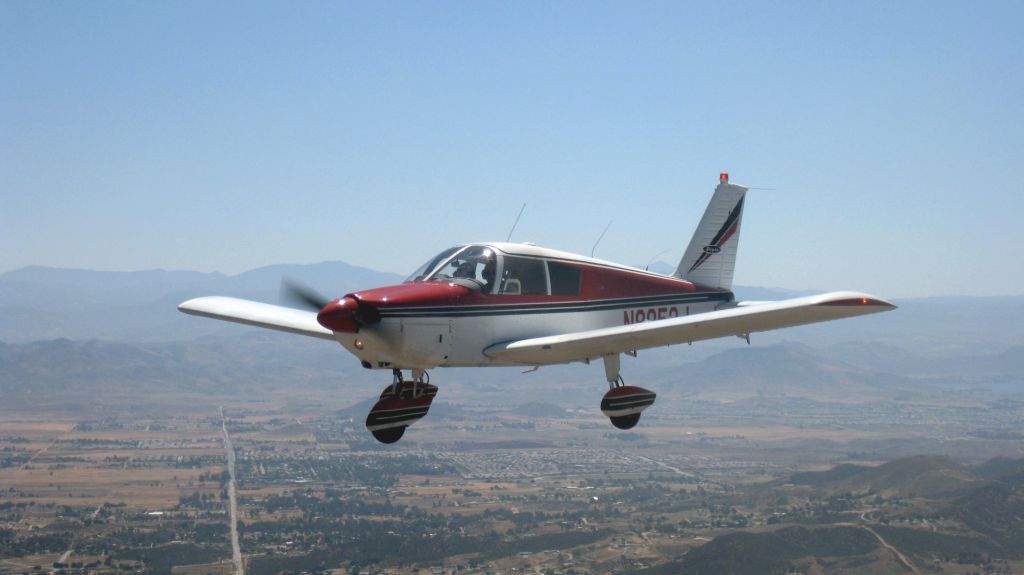 Piper Cherokee (N9053J) - Over the wine country...Yolanda at the controls