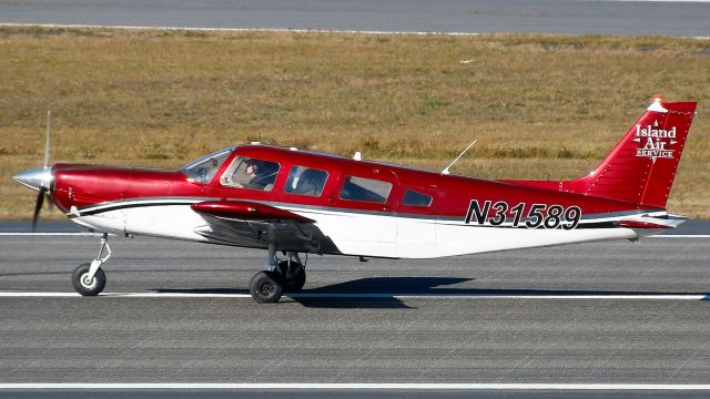 Piper Saratoga (N31589) - Island Air 2O403 from Larsen Bay (PALB/KLN) lands on runway 26br /Photo date: 10-13-24br /Upload date: 1-9-25