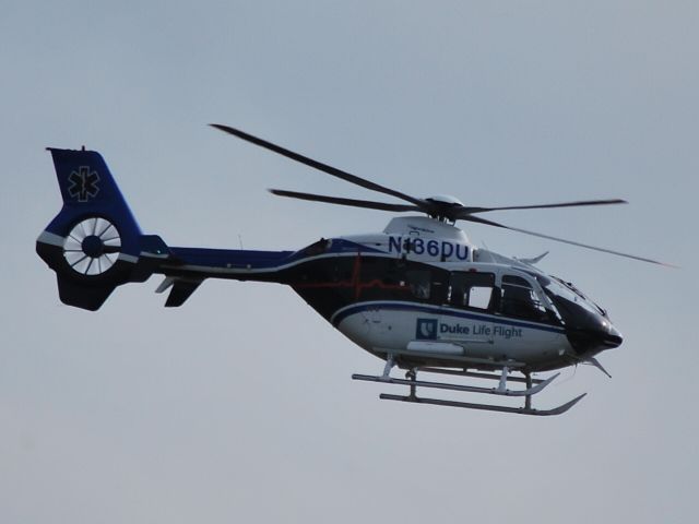 Eurocopter EC-635 (N136DU) - Departing after a refuelling - 9/17/09