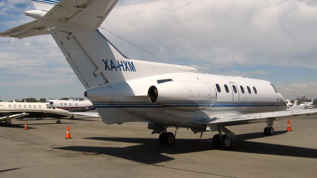 Hawker 800 (XA-HXM) - Parked at Santa Ana