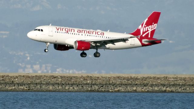 Airbus A319 (N524VA) - N524VA Virgin America Airbus A319-100br /Age 7.7 Yearsbr /06-Mar-2015 A319/L Dallas Love Field (KDAL) San Francisco Intl (KSFO) 15:15 CST 16:31 PST 3:15