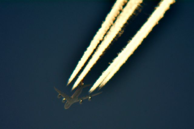 BOEING 747-8 (LX-VCK) - Cargolux Airlines International 852 John F Kennedy Intl to Chicago OHare Intl over Cleveland 38,000 ft. 08.02.15.