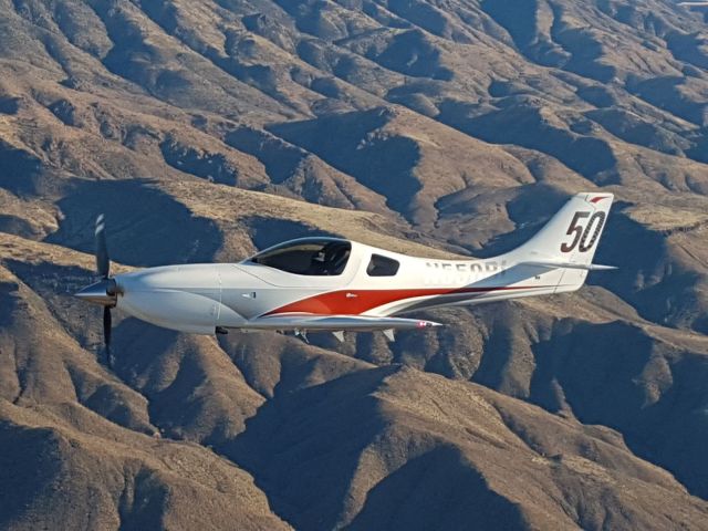 Lancair Legacy 2000 (N550BL) - AZ desert air-2-air March 2022