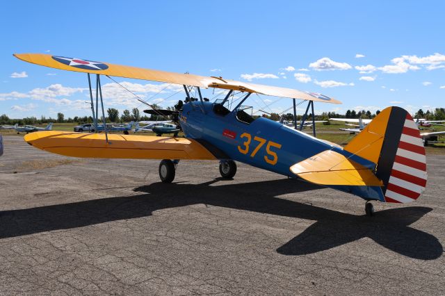 C-GBVE — - C-GBVE Boeing Stearman 375 Aéroport de Joliette CSG3 QC. Le 24-09-2022 à 13:56