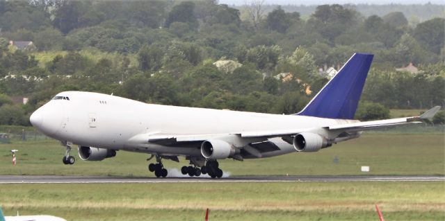 Boeing 747-400 (ER-BBJ) - aerotranscargo b747-412f er-bbj landing at shannon with medical supplies 23/5/20.